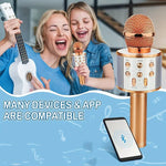 Load image into Gallery viewer, Portable BT Wireless Karaoke Microphone Speaker