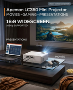 Load image into Gallery viewer, Apeman LC350 3500 Lumens Mini Projector