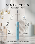 Load image into Gallery viewer, Denvio Sonic Olive Electric Toothbrush