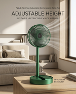 Load image into Gallery viewer, novo FlexFlow adjustable rechargeable table Fan