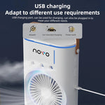 Load image into Gallery viewer, novo Dual Head Spray Tower Fan