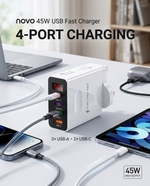 Load image into Gallery viewer, novo 45W USB Fast Charger