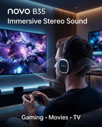 Load image into Gallery viewer, novo B35 Over-Ear Stereo Wireless Headphones