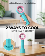 Load image into Gallery viewer, novo Bladeless Handheld Fan