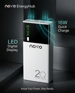 Load image into Gallery viewer, novo EnergyHub 20000mAh 15W Power Bank