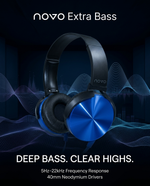 Load image into Gallery viewer, novo Extra Bass Stereo Headphones
