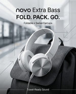 Load image into Gallery viewer, novo Extra Bass Stereo Headphones