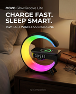 Load image into Gallery viewer, novo GlowGroove Lite Wireless BT Speaker