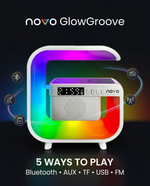 Load image into Gallery viewer, novo GlowGroove Wireless BT Speaker