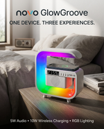 Load image into Gallery viewer, novo GlowGroove Wireless BT Speaker