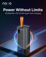 Load image into Gallery viewer, novo MegaVolt 50000mAh 22.5W Power Bank