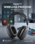 Load image into Gallery viewer, novo P9 Wireless Bluetooth Headset Headphone