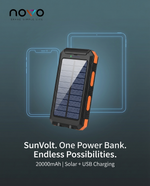 Load image into Gallery viewer, novo SunVolt 20000mAh Solar Power Bank