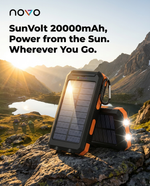 Load image into Gallery viewer, novo SunVolt 20000mAh Solar Power Bank