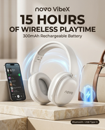 Load image into Gallery viewer, novo VibeX Over-Ear Wireless Headphones