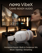 Load image into Gallery viewer, novo VibeX Over-Ear Wireless Headphones