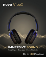 Load image into Gallery viewer, novo VibeX Over-Ear Wireless Headphones