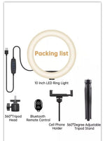 Load image into Gallery viewer, LED Ring Light With Tripod Stand