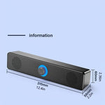 Load image into Gallery viewer, novo 3D Surround Soundbar BT 5.0 Wired Speakers