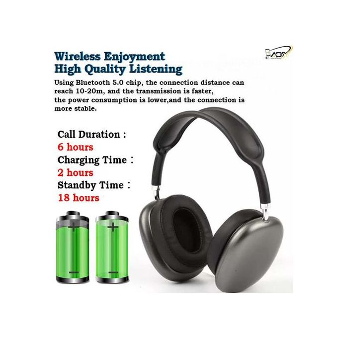novo P9 Wireless Bluetooth Headset Headphone