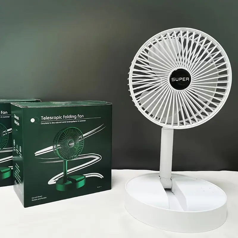 Novo FlexFlow adjustable rechargeable table Fan