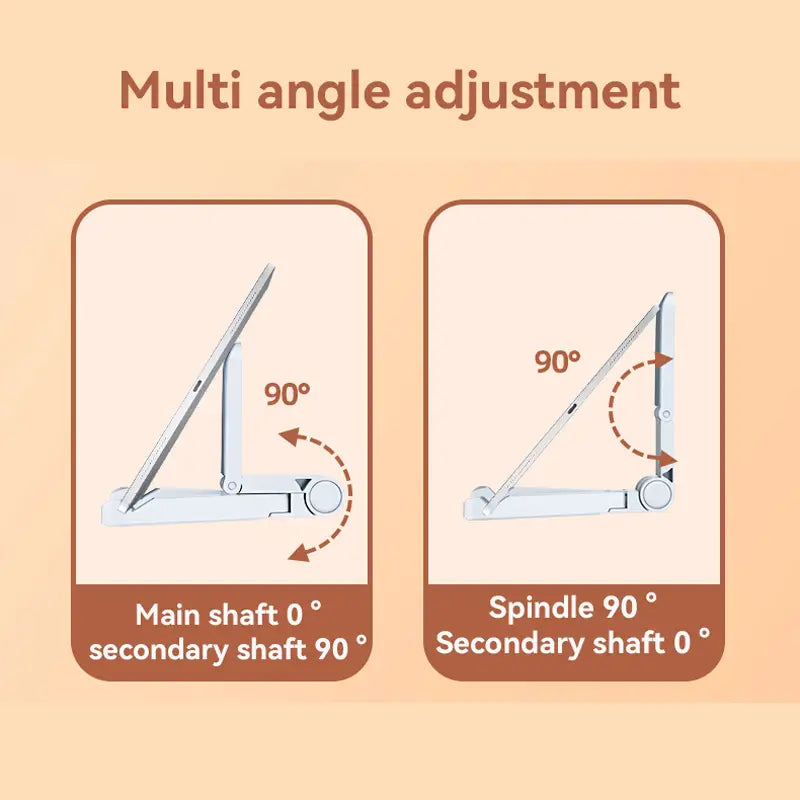 Multi-Angle Portable Stand For Tablets, E-readers and Smartphones