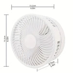 Load image into Gallery viewer, Neuclo Adjustable Rechargeable Fan With 3 Speeds