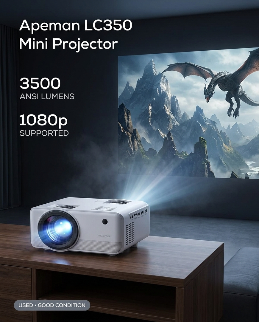 Apeman LC350 3500 Lumens Mini Projector