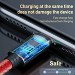 Load image into Gallery viewer, Novo Braid USB Multi 3 in 1 Fast Charging Data USB Cable