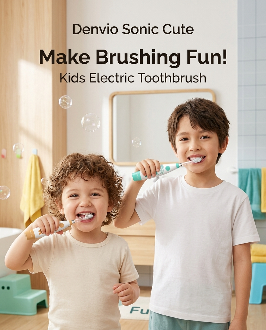 Denvio Sonic Cute Kids Electric Toothbrush