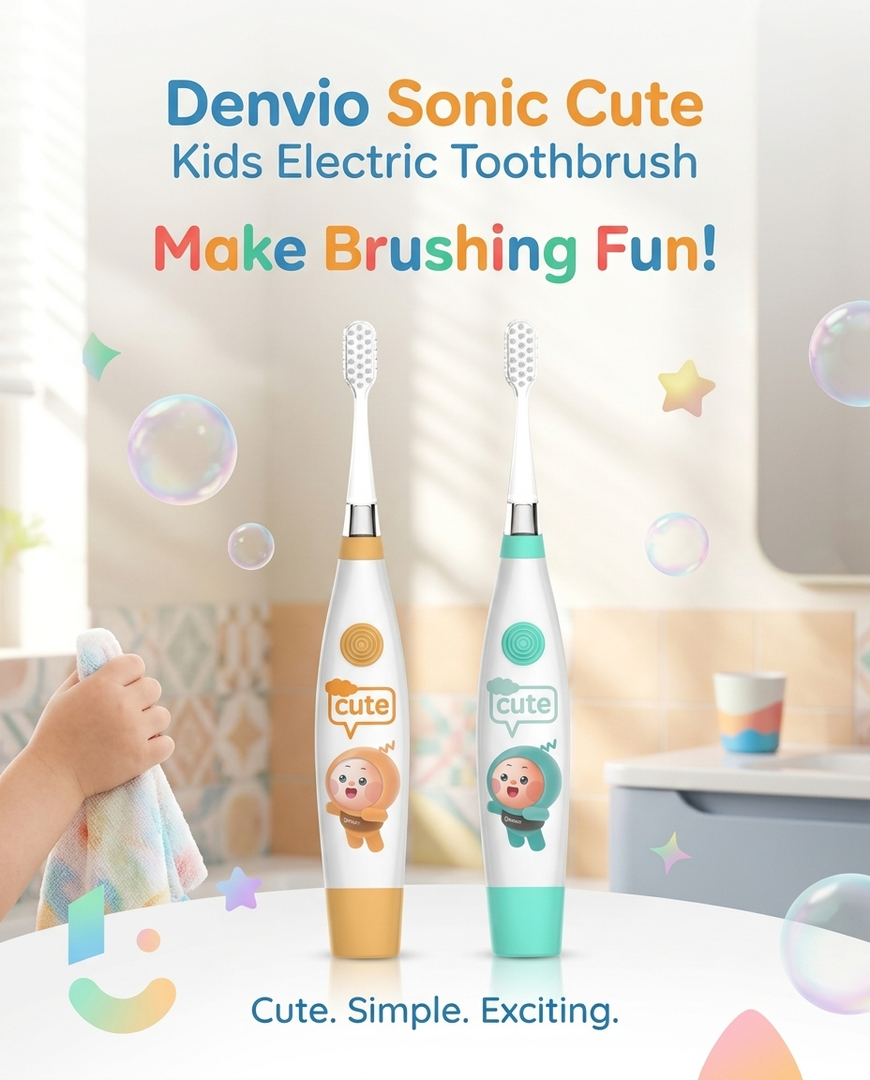 Denvio Sonic Cute Kids Electric Toothbrush
