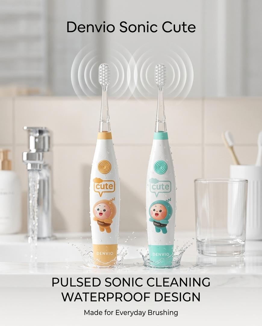 Denvio Sonic Cute Kids Electric Toothbrush