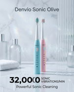 Load image into Gallery viewer, Denvio Sonic Olive Electric Toothbrush
