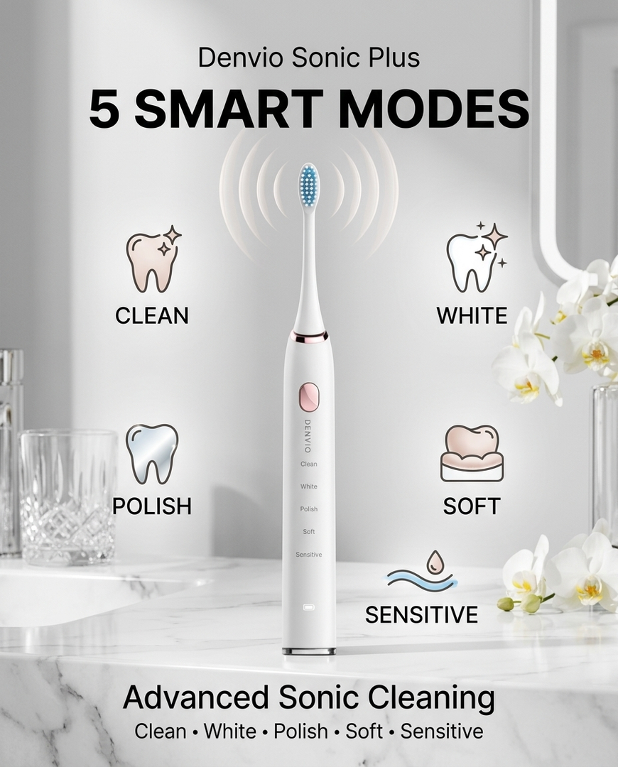 Denvio Sonic Plus Electric Toothbrush