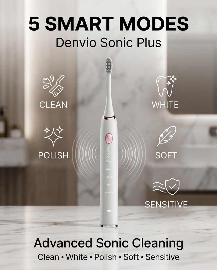 Denvio Sonic Plus Electric Toothbrush