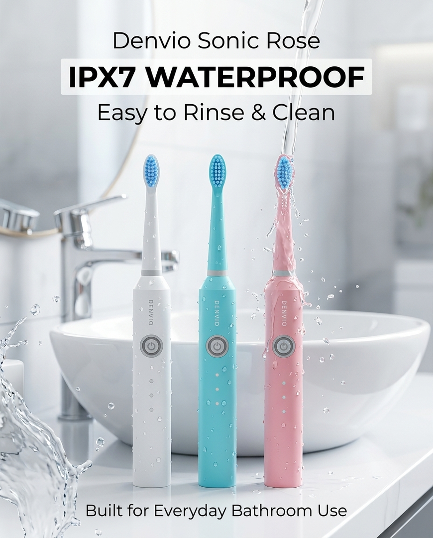 Denvio Sonic Rose Electric Toothbrush