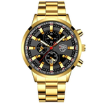 Load image into Gallery viewer, Deyros E1 Men Business Stainless Steel Quartz Watch