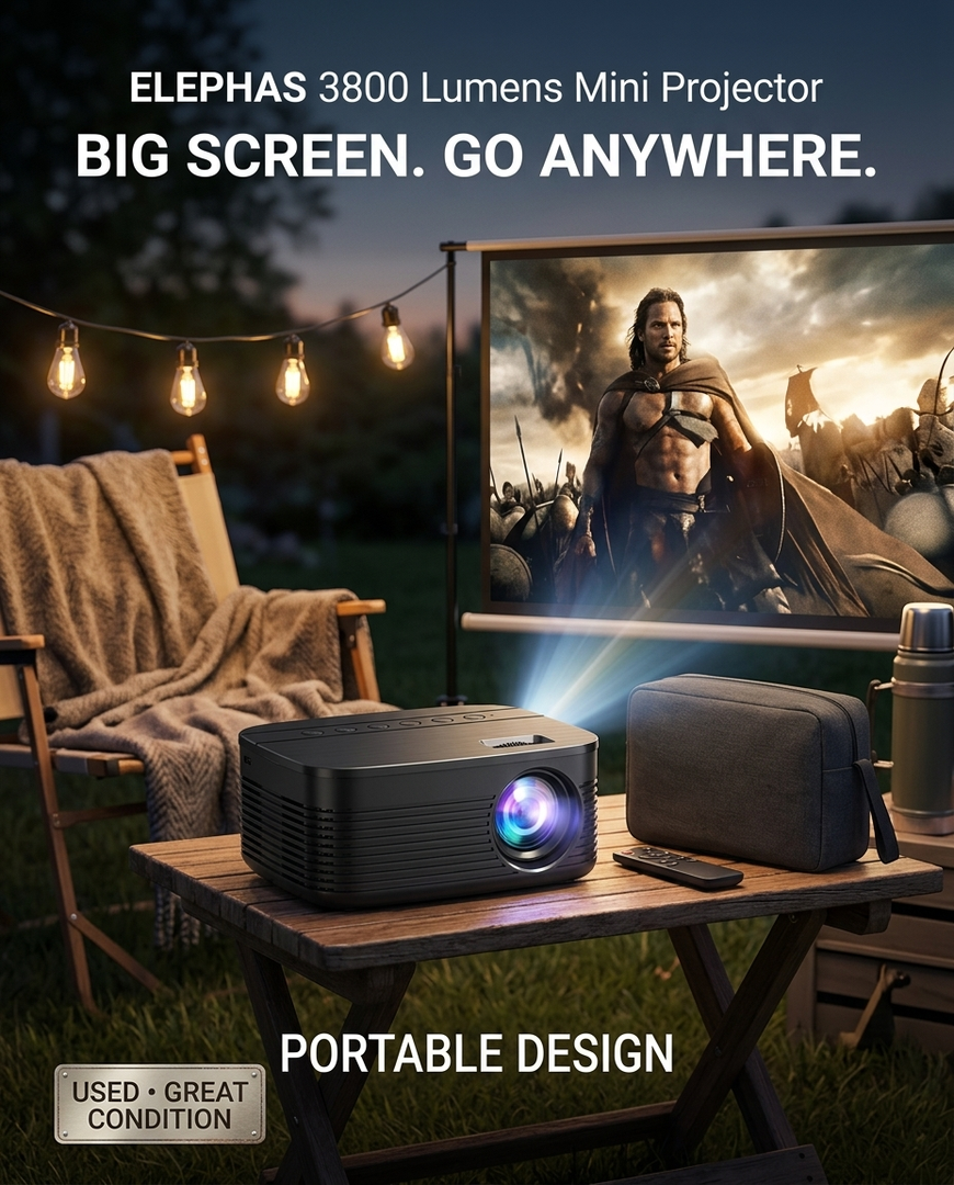 Elephas 3800 Lumens Mini Projector