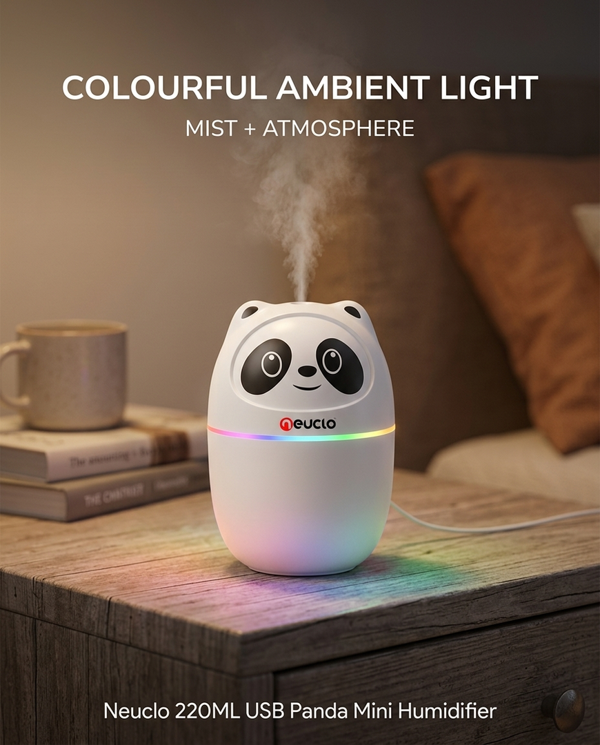 Neuclo 220ML USB Panda Mini Humidifier