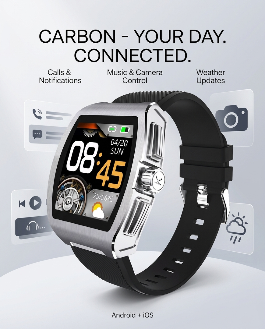 Neuclo Carbon Smartwatch