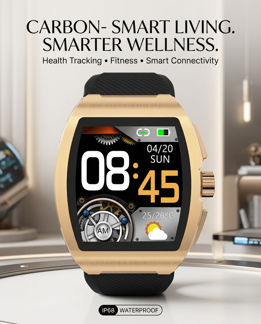 Neuclo Carbon Smartwatch