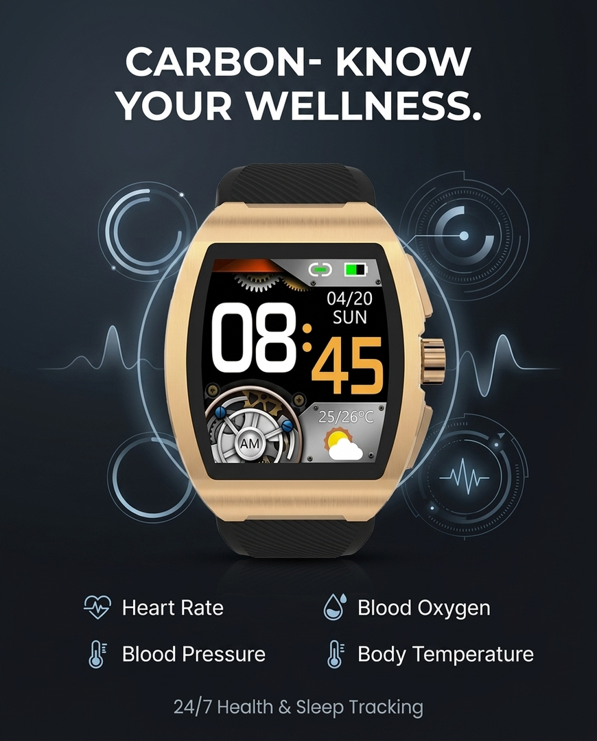 Neuclo Carbon Smartwatch