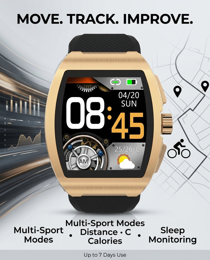 Neuclo Carbon Smartwatch