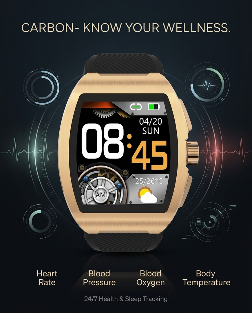 Neuclo Carbon Smartwatch