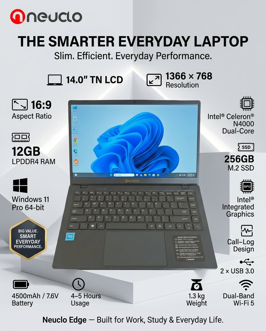 Neuclo Edge 14inch Laptop
