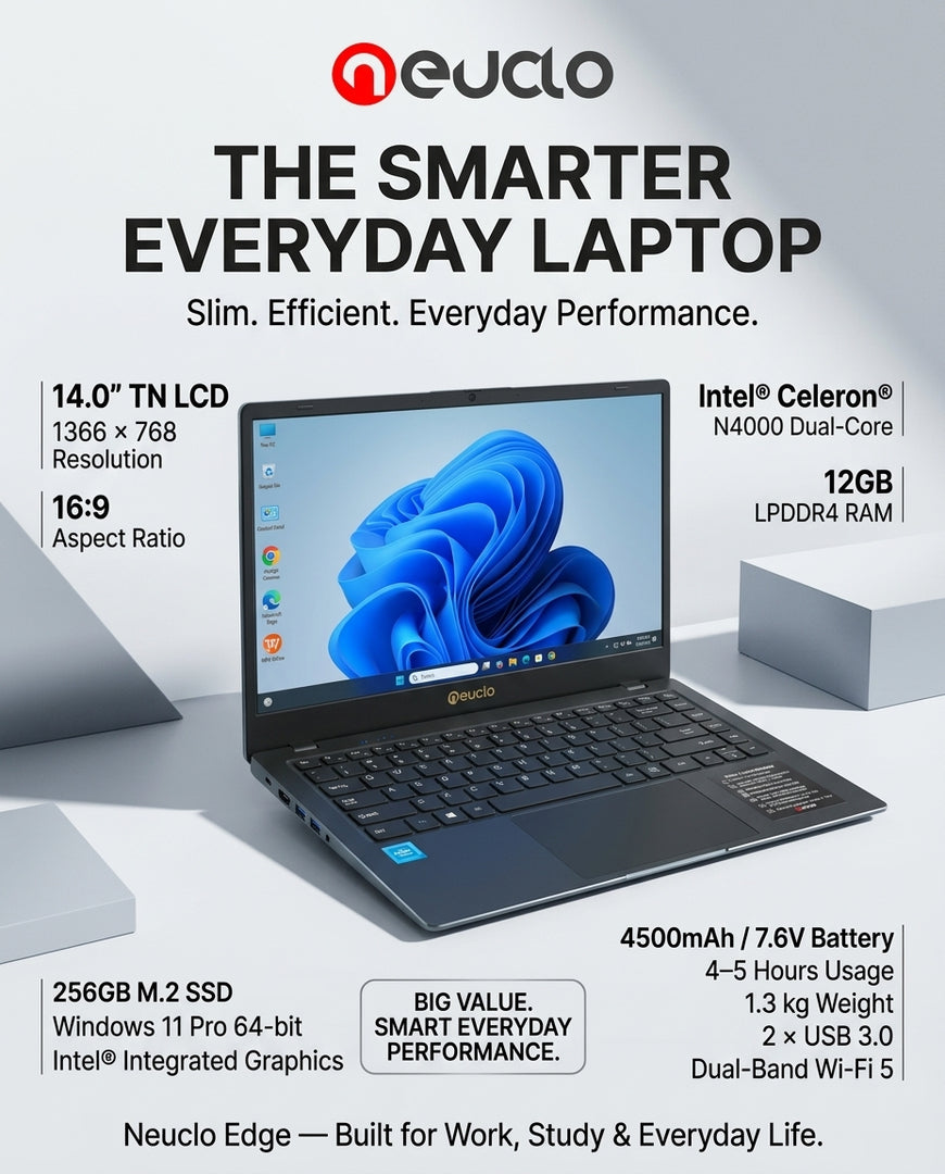 Neuclo Fusion 14inch Laptop