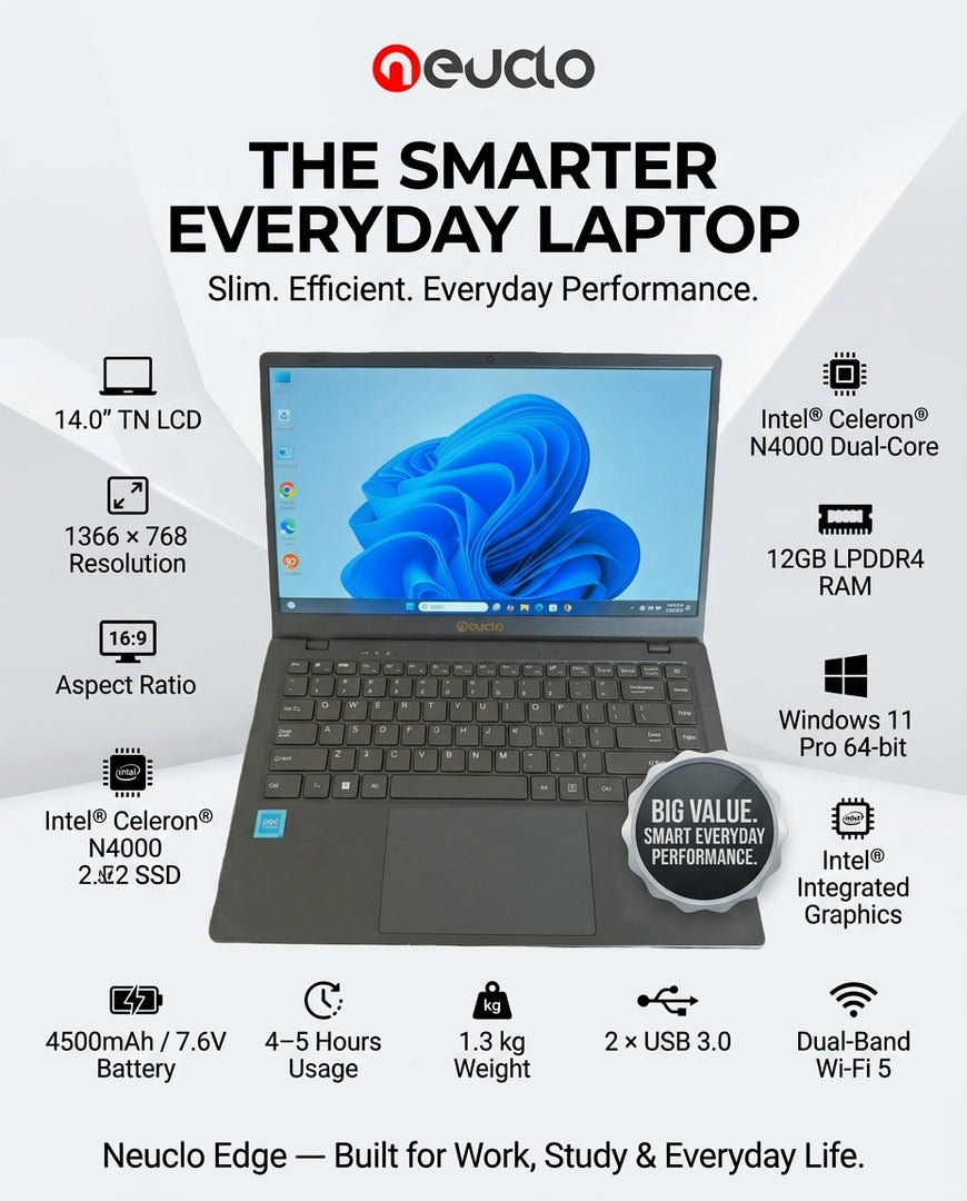 Neuclo Fusion 14inch Laptop