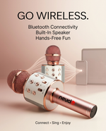 Load image into Gallery viewer, Neuclo Portable BT Wireless Karaoke Microphone Speaker