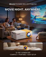 Load image into Gallery viewer, Neuclo Portable Mini LED Projector