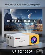 Load image into Gallery viewer, Neuclo Portable Mini LED Projector